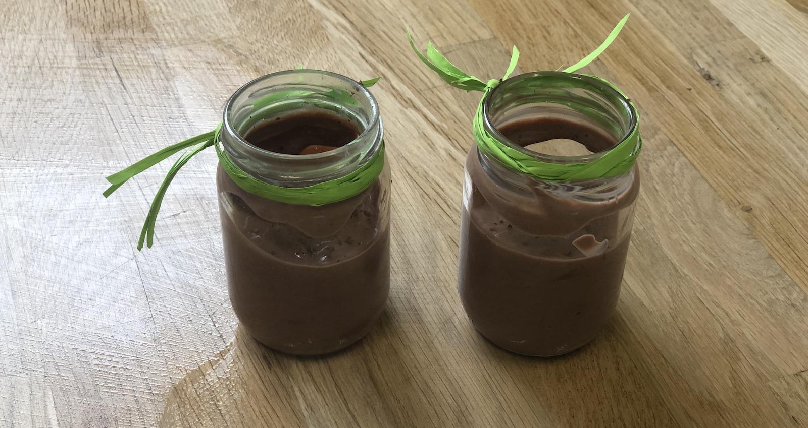 mousse de chocolate vegetal